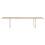 70/70 Dining Table - White / Solid Oak