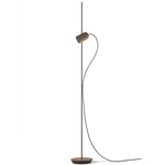 Onfa Floor Lamp - Walnut / Graphite Steel