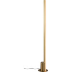 Leora Floor Lamp - Satin Antique Brass / Acrylic