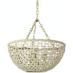 Montego Outdoor Pendant - Brass / Oatmeal