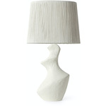 Kaden Table Lamp - White / White