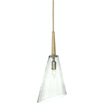 Veraldi Pendant - Brass / Clear