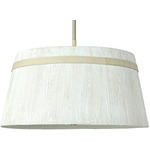 Althea Chandelier - Pewter / White