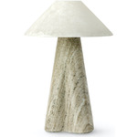 Lydia Table Lamp - Grey / Alabaster