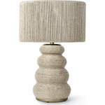 Kona Outdoor Table Lamp - Brass / Rattan