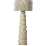 Kona Outdoor Floor Lamp - Brass / Rattan