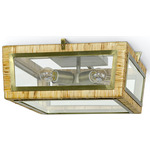 Watson Ceiling Light - Brass / Clear