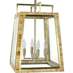 Watson Chandelier - Brass / Clear