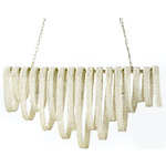 Raya Linear Chandelier - Cream