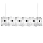 La Lollo Linear Pendant - White / White