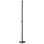 Modula Twisted Floor Lamp - Black / Plisse