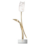 Tulip Portable Table Lamp - Brass / White / Prisma