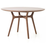 Ren Round Dining Table - Natural Walnut