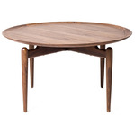 Slow Round Coffee Table - Natural Walnut