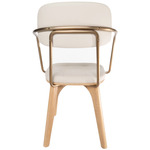 Utility U Armchair - Natural Oak / Omega Ice Leather