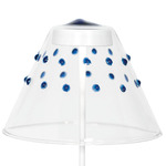 Swap Pro Glass Shade - Blue Dots / Clear