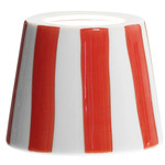 Poldina Pro Ceramic Shade - White / Red Stripes