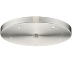 Multi Point Round Canopy - Brushed Nickel