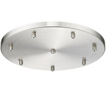 Multi Point Round Canopy - Brushed Nickel