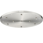 Multi Point Round Canopy - Brushed Nickel
