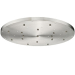 Multi Point Round Canopy - Brushed Nickel