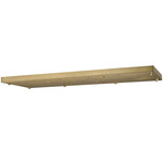Multi Point Linear Canopy - Rubbed Brass