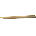 Multi Point Linear Canopy - Rubbed Brass