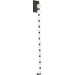 Collier 28 Wall Sconce - Dark Bronze / Clear