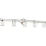 Esfera Bathroom Vanity Light - Polished Nickel / Crystal