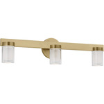 Esfera Bathroom Vanity Light - Natural Brass / Crystal