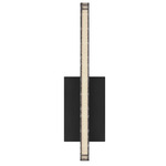 Serre Wall Sconce - Nightshade Black / Clear