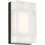 Milley Wall Sconce - Nightshade Black / Crystal