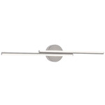 Ella Bathroom Vanity Light - Satin Nickel / Frosted