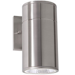 Everly Outdoor Color-Select Wall Sconce - Satin Nickel / Frosted