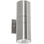 Everly Outdoor Color-Select Wall Sconce - Satin Nickel / Frosted