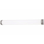 Palmer Color-Select Bathroom Vanity Light - Satin Nickel / White