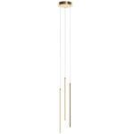 Rosemont Multi-Light Pendant - Satin Brass / Frosted