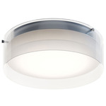 Studio Color-Select Ceiling Light - Polished Chrome / Clear