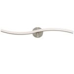 Trace Bathroom Vanity Light - Satin Nickel / Frosted