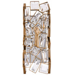 Inclanata Wall Sconce - Winter Brass / Firenze Clear