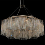 Cometa Pendant - Brushed Champagne Gold / Firenze Clear