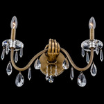 Venere Wall Sconce - Brass / Firenze Clear