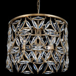 Triangulo Pendant - Brass / Firenze Clear