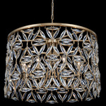 Triangulo Pendant - Brass / Firenze Clear