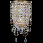 Vezzo Wall Sconce - Winter Brass / Firenze Clear