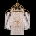 Torta Pendant - Brass / Firenze Clear