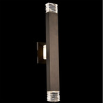 Tapatta Esterno Outdoor Wall Sconce - Bronze / Firenze Clear