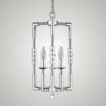 Magro Pendant - Pewter / Polished Nickel / Crystal