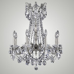 Crystella Chandelier - Silver / Crystal