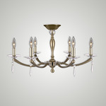 Kensington Ceiling Light - Old Brass / Polished Brass / Crystal